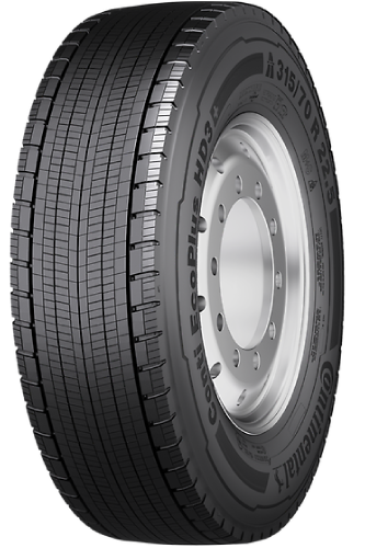 CONTINENTAL 315/70 R22,5 154/150L Conti EcoPlus HD3+ M+S 3PMSF TL (B-C-A[73